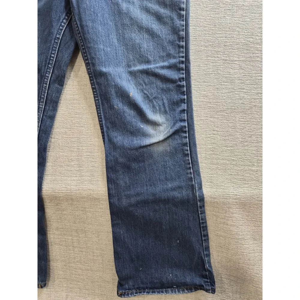 Vintage Levi's Orange Tab Jeans Womens 34x28 Blue Denim Medium Wash Bootcut Leg